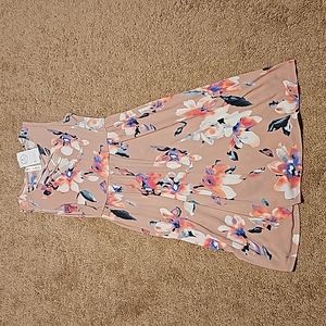 Floral knee length dress